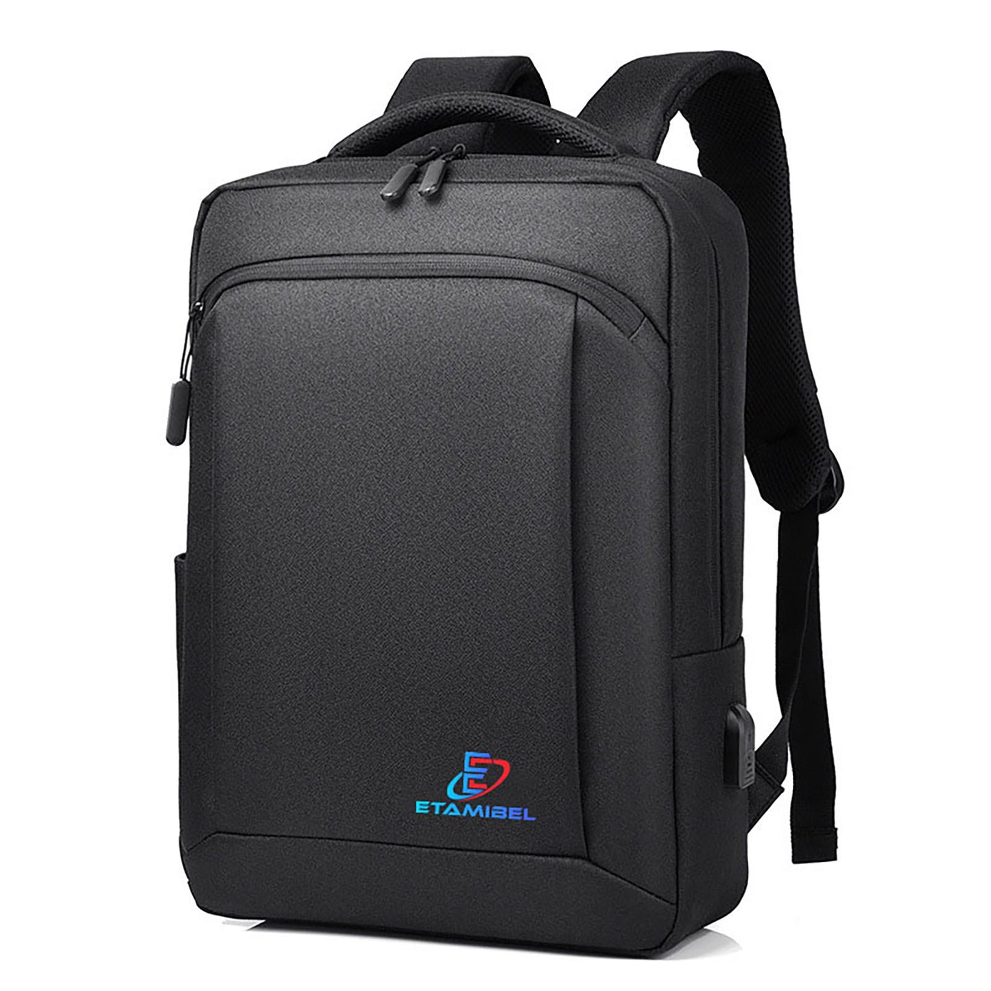 Etamibel 18 Inch Durable Waterproof Laptop Backpack with Interior Computer Interlayer and USB Charging pot.